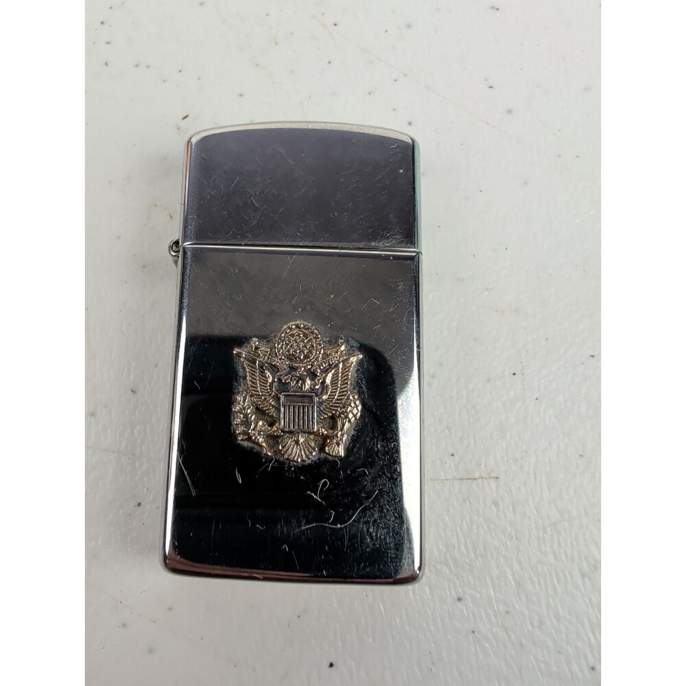Vintage Zippo Army insignia Zippo Great Seal of the United States Slim Size